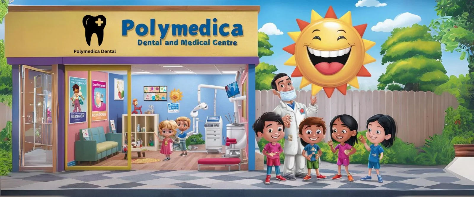 Polymedica Dental and Medical Centre - Best Kids Dental Clinic in Gurgaon